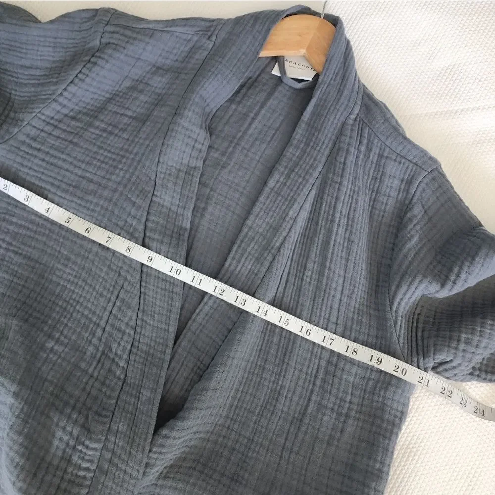 Parachute waffle robe unisex lagenlook minimalist freestyle